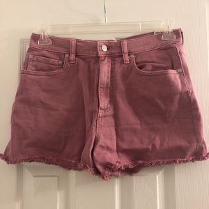 SOLD VS Pink High Waisted Denim Shorts